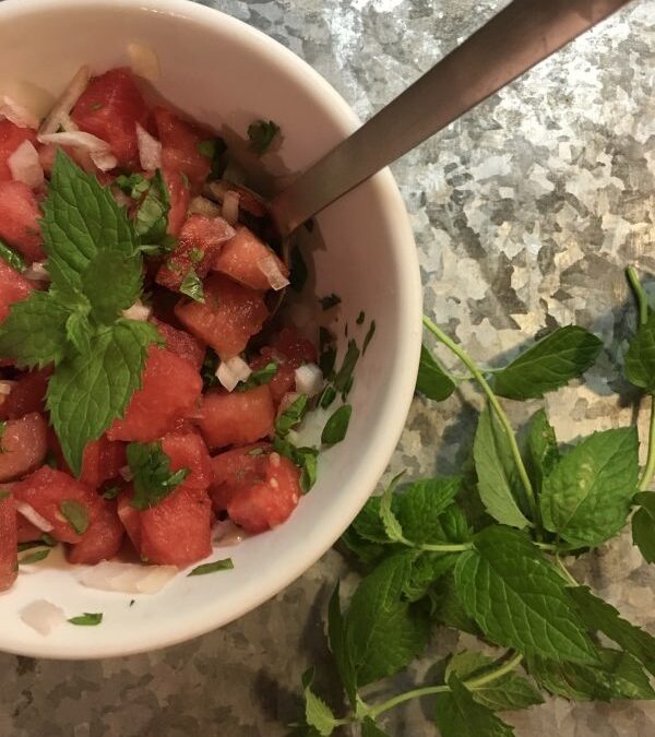 Watermelon salad