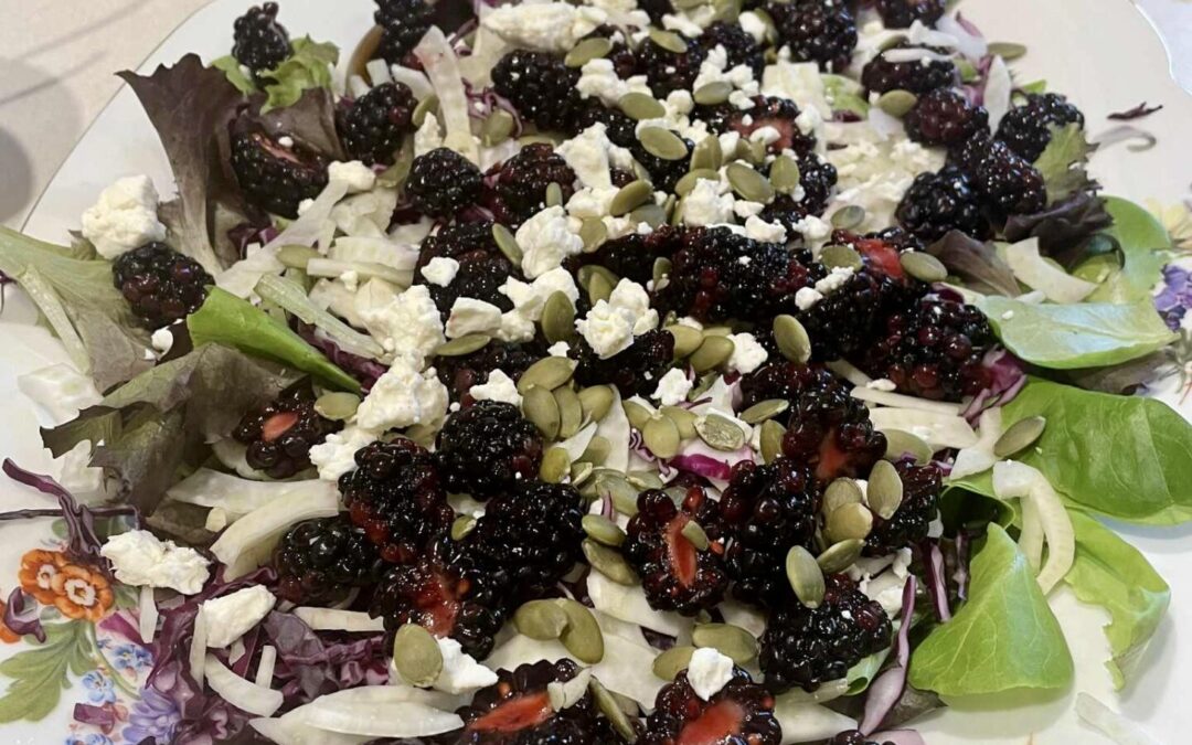 Fennel and Blackberries Salad