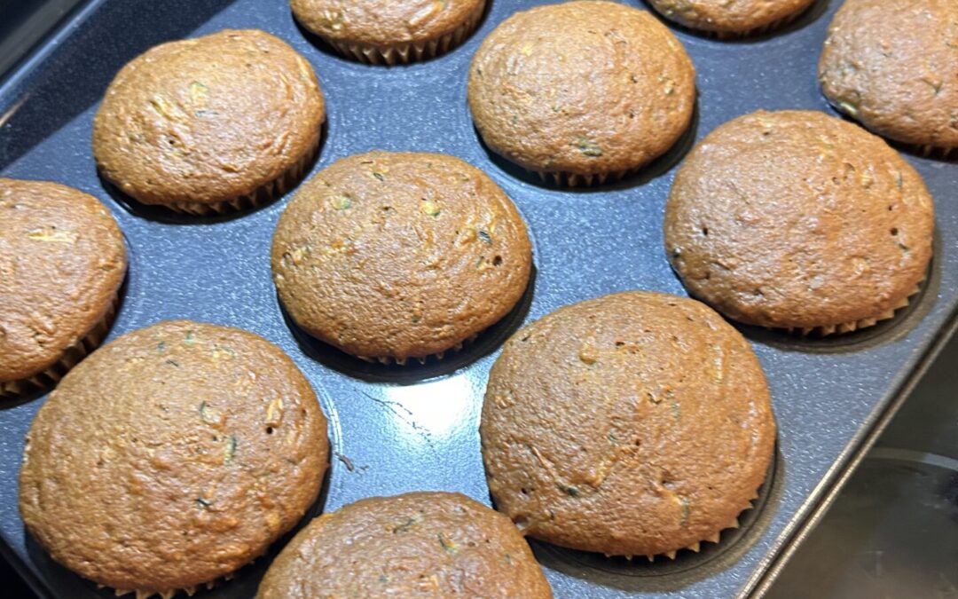 Cozy Oat Flour Zucchini Muffins