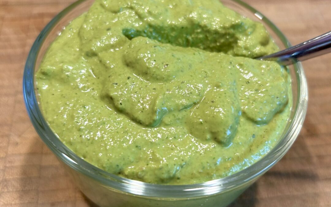 Creamy Green Basil Sauce