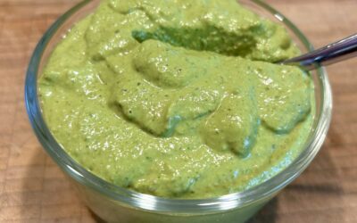 Creamy Green Basil Sauce